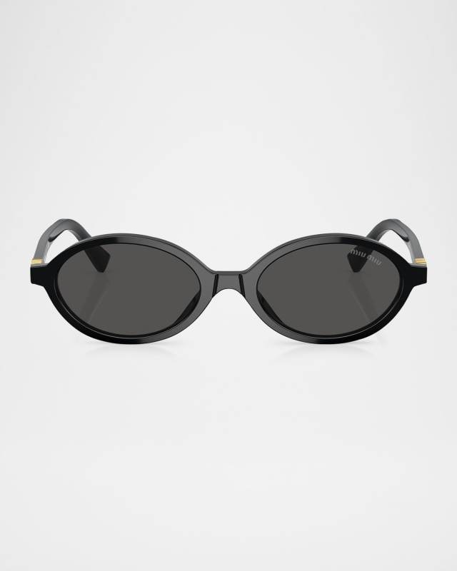 Acetate Oval Sunglasses